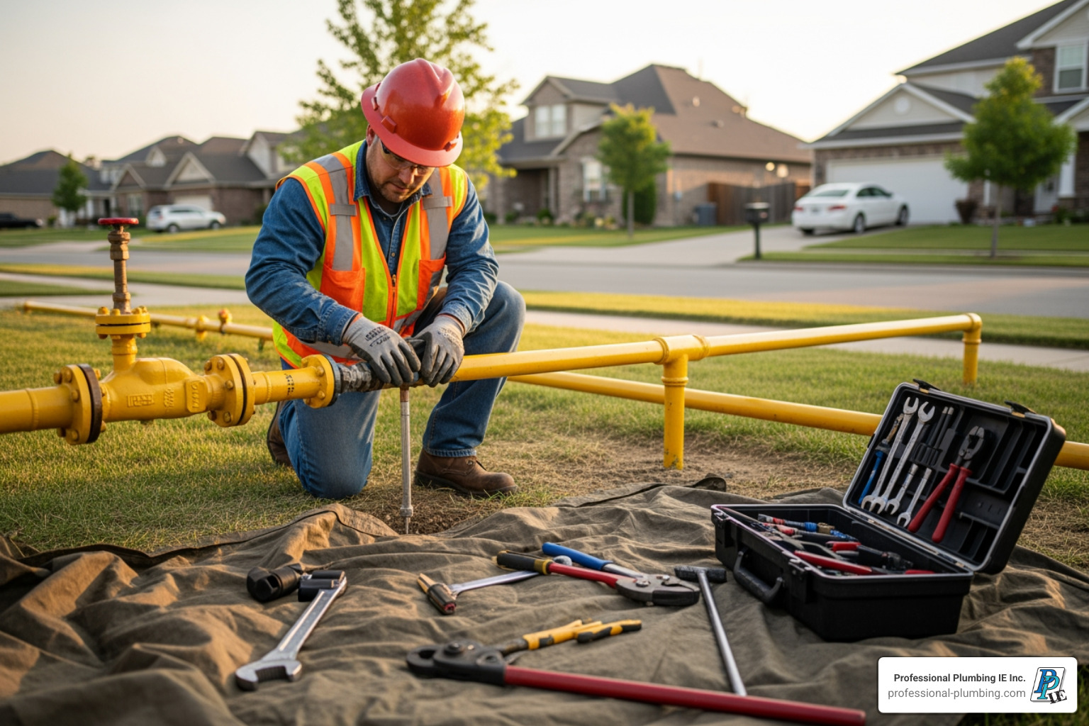 gas line repair cost