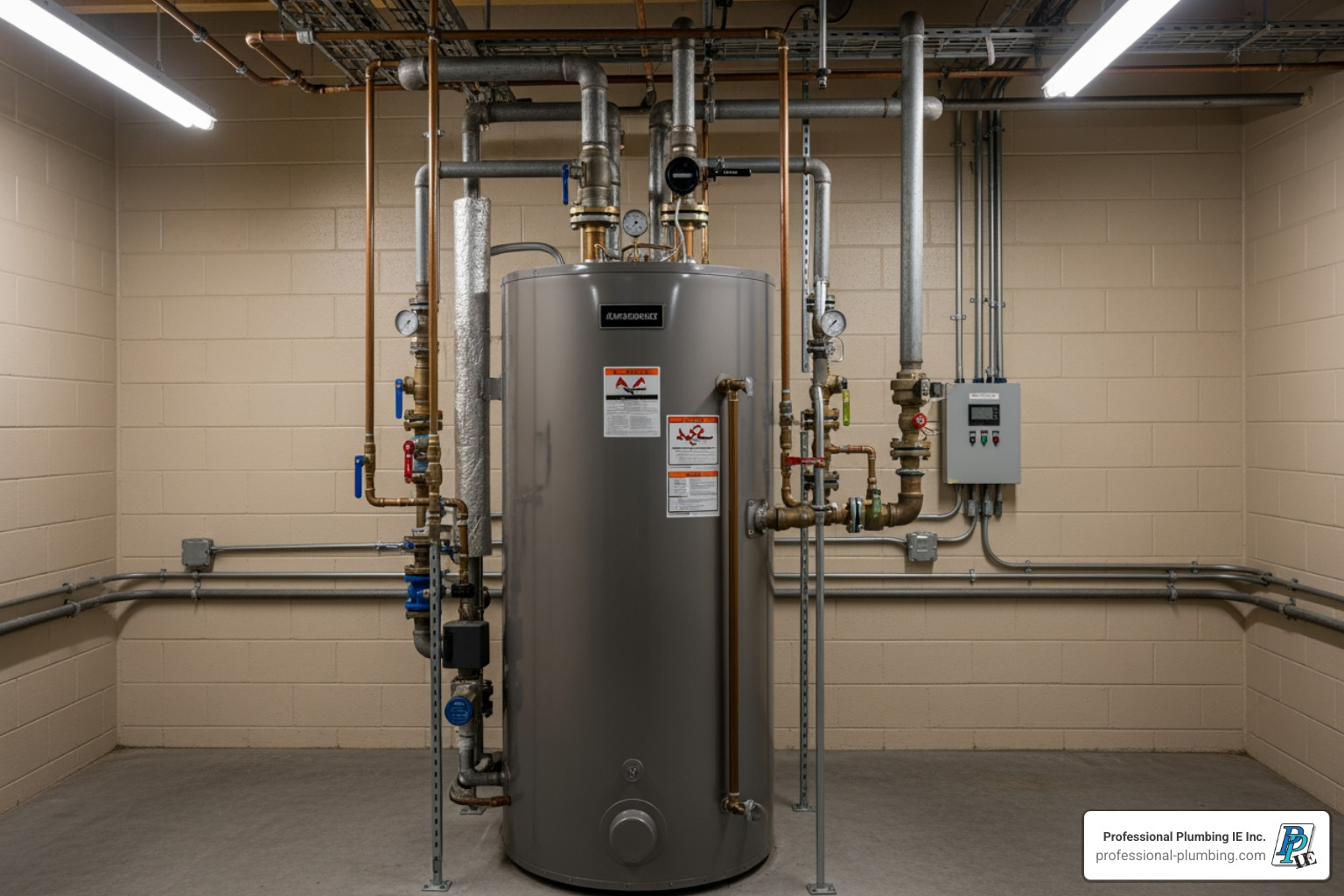 Commercial hot water repair