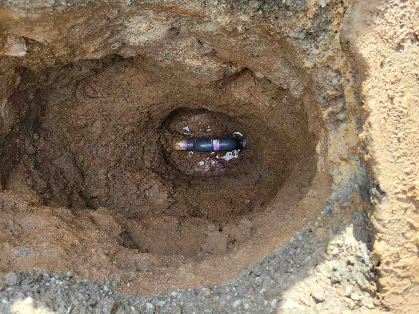 main water line leak